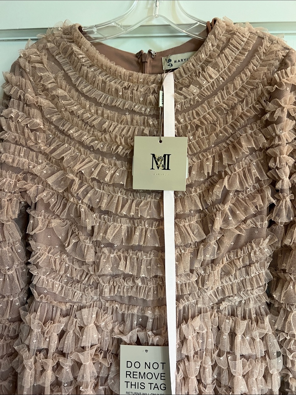 Hutch Blush Tiered Ruffle Long Sleeve Dress - Picture 6 of 6